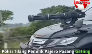 Polisi Tilang Pemilik Pajero