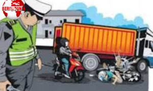 Kecelakaan Truk Rem Blong Di Turunan Gombel Lama Semarang, 8 Orang Mengalami Lula-luka!