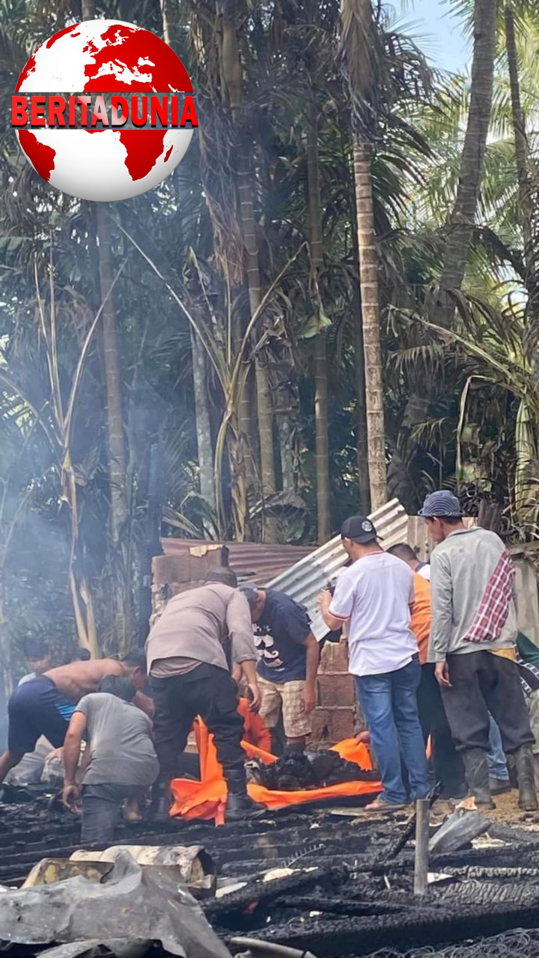 Kebakaran di Desa Mensere, Satu Korban Jiwa Terbakar!