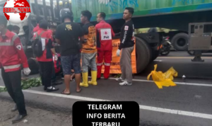 Diduga Mabuk, Pemotor Tewas Tabrak Truk Tronton di Mojokerto!